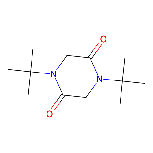1,4-DI-Tert-butyl-piperazine-2,5-dione structure