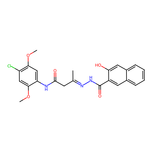 C23H22ClN3O5 structure