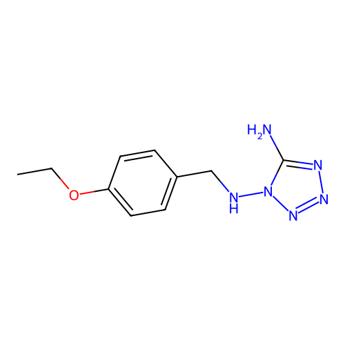 N1-(4-乙氧基苄基)-1H-四唑-1,5-二胺 structure