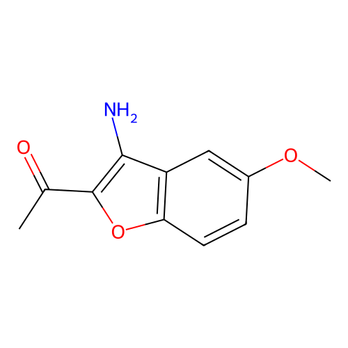 1-(3-Amino-5-methoxy-1-benzofuran-2-yl)ethanone structure