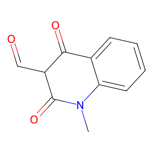 1-Methyl-2,4-dioxo-1,3-dihydroquinoline-3-carbaldehyde structure