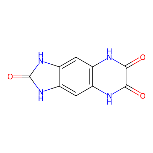 6,7-Dihydroxy-1,3-dihydro-imidazo[4,5-g]quinoxalin-2-one structure