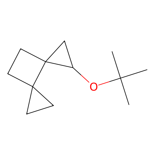 5-[(2-Methylpropan-2-yl)oxy]dispiro[2.0.24.23]octane structure