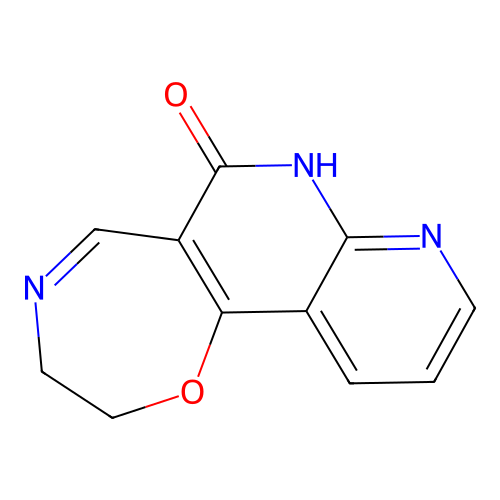 5-hydro-9H,10H-1,4-oxazepino[7,6-d]pyridino[2,3-b]pyridin-6-one structure