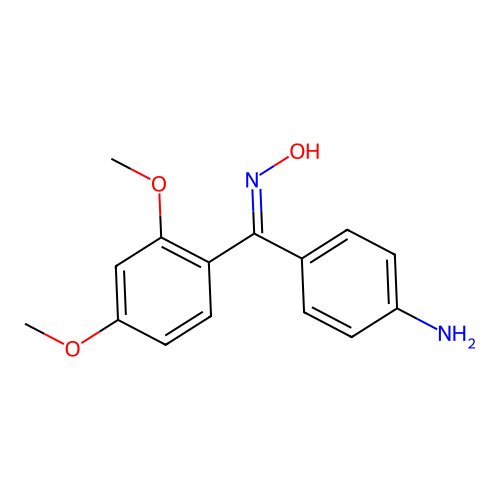 N-[(4-aminophenyl)-(2,4-dimethoxyphenyl)methylidene]hydroxylamine structure