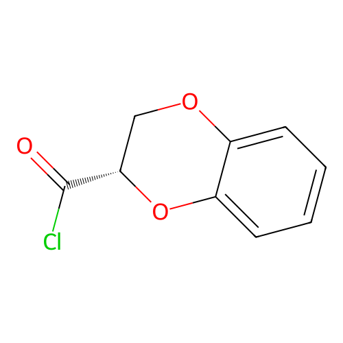 (S)-2,3-dihydrobenzo[b][1,4]dioxine-2-carbonyl chloride structure