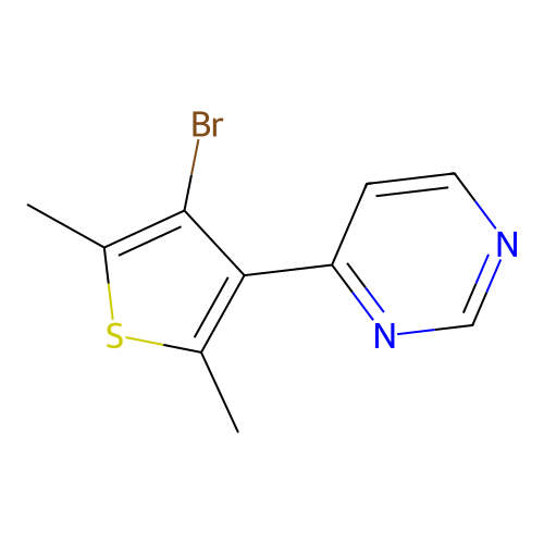 4-(4-Bromo-2,5-dimethyl-3-thienyl)pyrimidine structure
