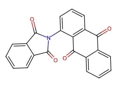 1H-Isoindole-1,3(2H)-dione, 2-(9,10-dihydro-9,10-dioxo-1-anthracenyl)- structure