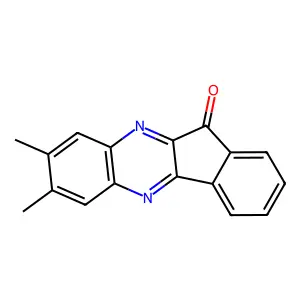 7,8-dimethyl-11H-indeno[1,2-b]quinoxalin-11-one structure