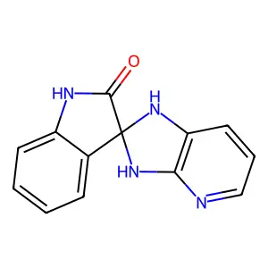Spiro(2H-imidazo(4,5-b)pyridine-2,3'-(3H)indol)-2'(1'H)-one, 1,3-dihydro- structure