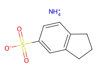 Ammonium indan-5-sulphonate structure
