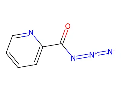 Pyridine-2-carbonyl azide structure