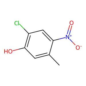 2-Chloro-5-methyl-4-nitrophenol structure