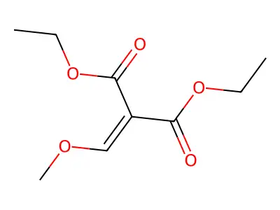 Diethyl methoxymethylenemalonate structure