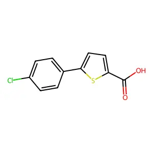 5-(4-Chlorophenyl)thiophene-2-carboxylic acid structure