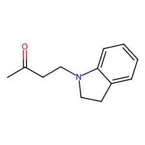 4-(2,3-Dihydroindol-1-yl)butan-2-one structure