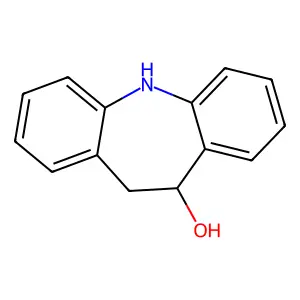 10,11-Dihydro-5H-dibenzo(b,f)azepin-10-ol structure