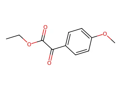 Ethyl 2-(4-methoxyphenyl)-2-oxoacetate structure