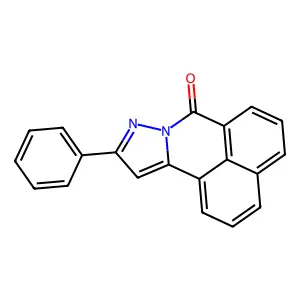 10-phenyl-7H-benzo[de]pyrazolo[5,1-a]isoquinolin-7-one structure