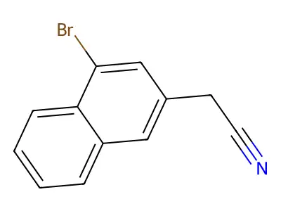 2-(4-Bromonaphthalen-2-yl)acetonitrile structure