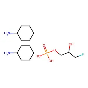 L-1-deoxyfluoroglycerol structure