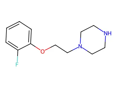 1-[2-(2-Fluorophenoxy)ethyl]piperazine structure
