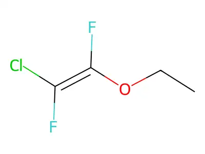 1-Chloro-2-ethoxy-1,2-difluoroethene structure