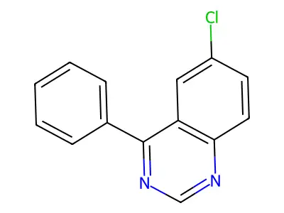 6-Chloro-4-phenylquinazoline structure