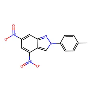 2-(4-Methylphenyl)-4,6-dinitro-2H-indazole structure