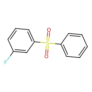 Benzene, 1-fluoro-3-(phenylsulfonyl)- structure