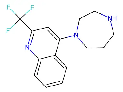 4-(1,4-Diazepan-1-yl)-2-(trifluoromethyl)quinoline structure