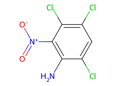 3,4,6-Trichloro-2-nitroaniline structure