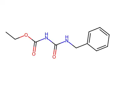 4-Benzyl-allophanic acid ethyl ester structure
