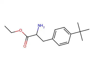 4-(1,1-Dimethylethyl)phenylalanine ethyl ester structure