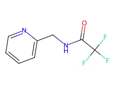 2,2,2-trifluoro-N-(pyridin-2-ylmethyl)acetamide structure