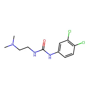 N-(3,4-dichlorophenyl)-N'-[2-(dimethylamino)ethyl]urea structure