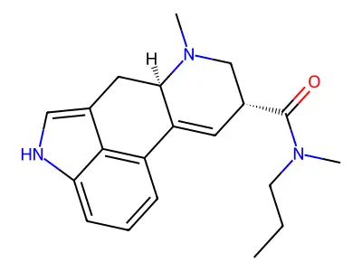 Lysergic acid N-(methylpropyl)amide structure