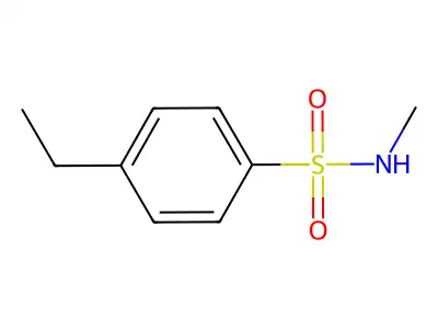 4-ethyl-N-methylbenzenesulfonamide structure