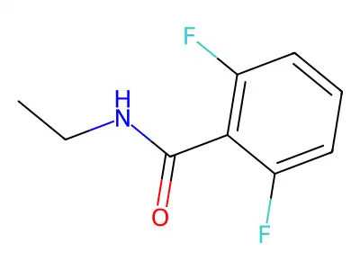N-ethyl-2,6-difluorobenzamide structure