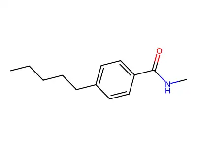 N-methyl-4-pentylbenzamide structure