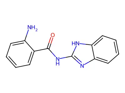 2-amino-N-(1H-benzimidazol-2-yl)benzamide structure