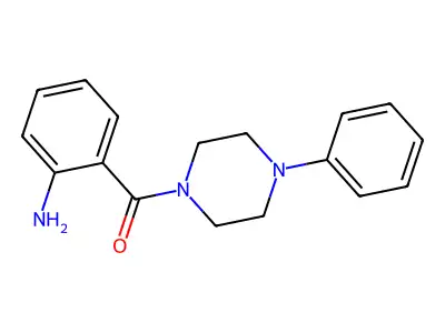 {2-[(4-Phenylpiperazin-1-yl)carbonyl]phenyl}amine structure