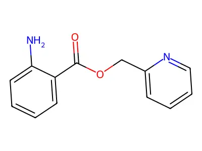2-Pyridylmethyl 2-aminobenzoate structure