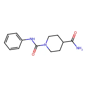 N1-phenylpiperidine-1,4-dicarboxamide structure