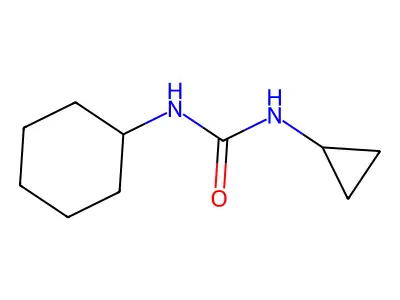 1-Cyclohexyl-3-cyclopropylurea structure