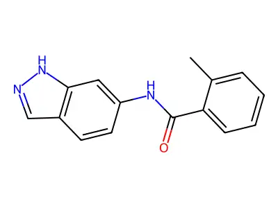 N-(1H-indazol-6-yl)-2-methylbenzamide structure