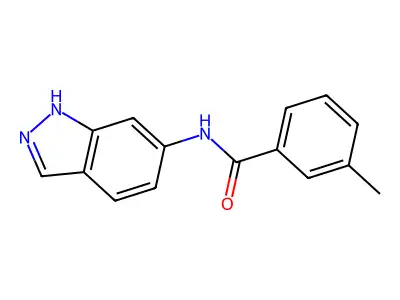 N-(1H-indazol-6-yl)-3-methylbenzamide structure