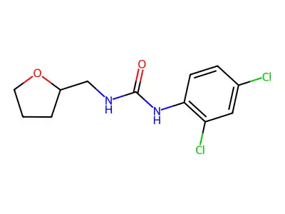 1-(2,4-Dichlorophenyl)-3-(oxolan-2-ylmethyl)urea structure