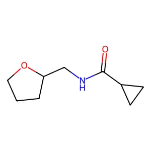 Cyclopropanecarboxamide, N-tetrahydrofurfuryl- structure