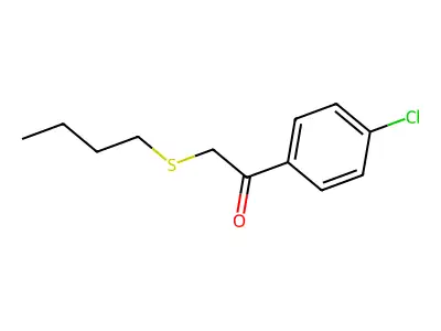 2-(Butylsulfanyl)-1-(4-chlorophenyl)ethan-1-one structure